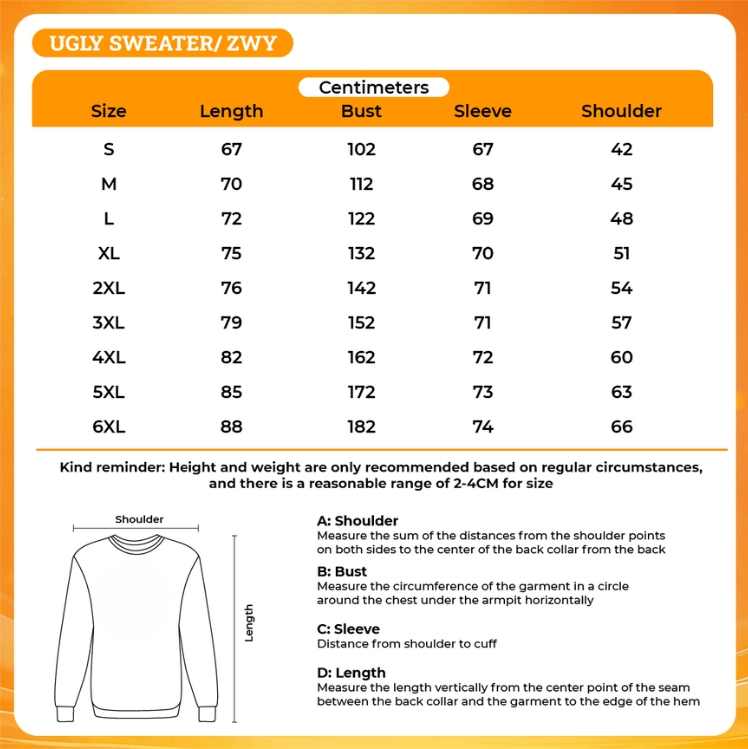 3D UGLY SWEATER - Cowboy Bebop Merch